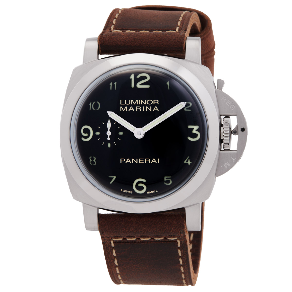 Limited Edition 44mm Luminor Marina Automatic Black Dial Watch