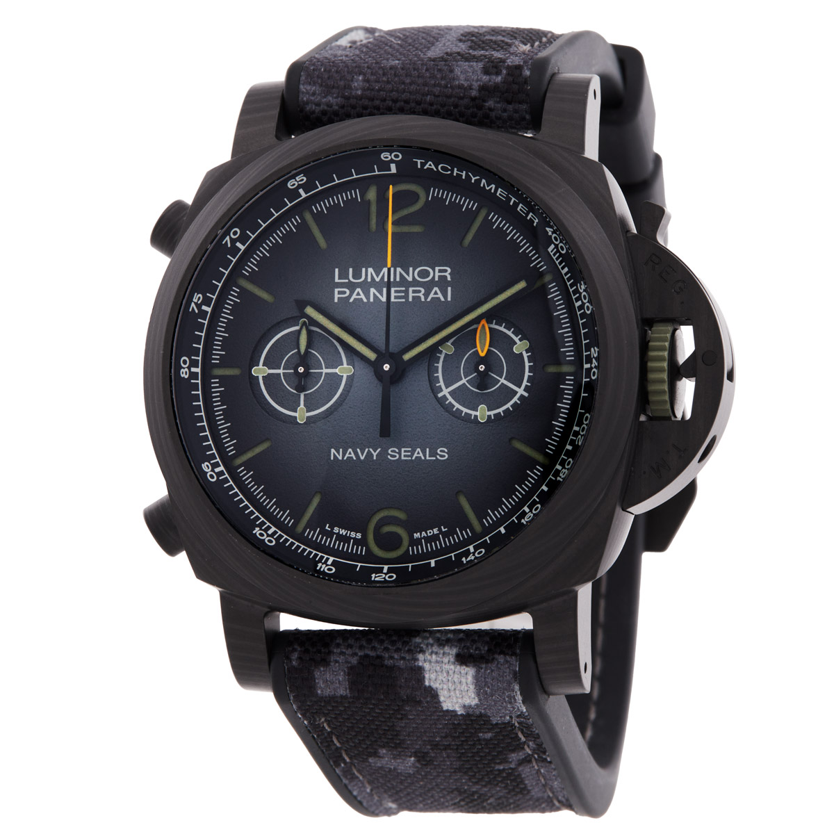 Luminor Chronograph Automatic Black Dial Men's Watch