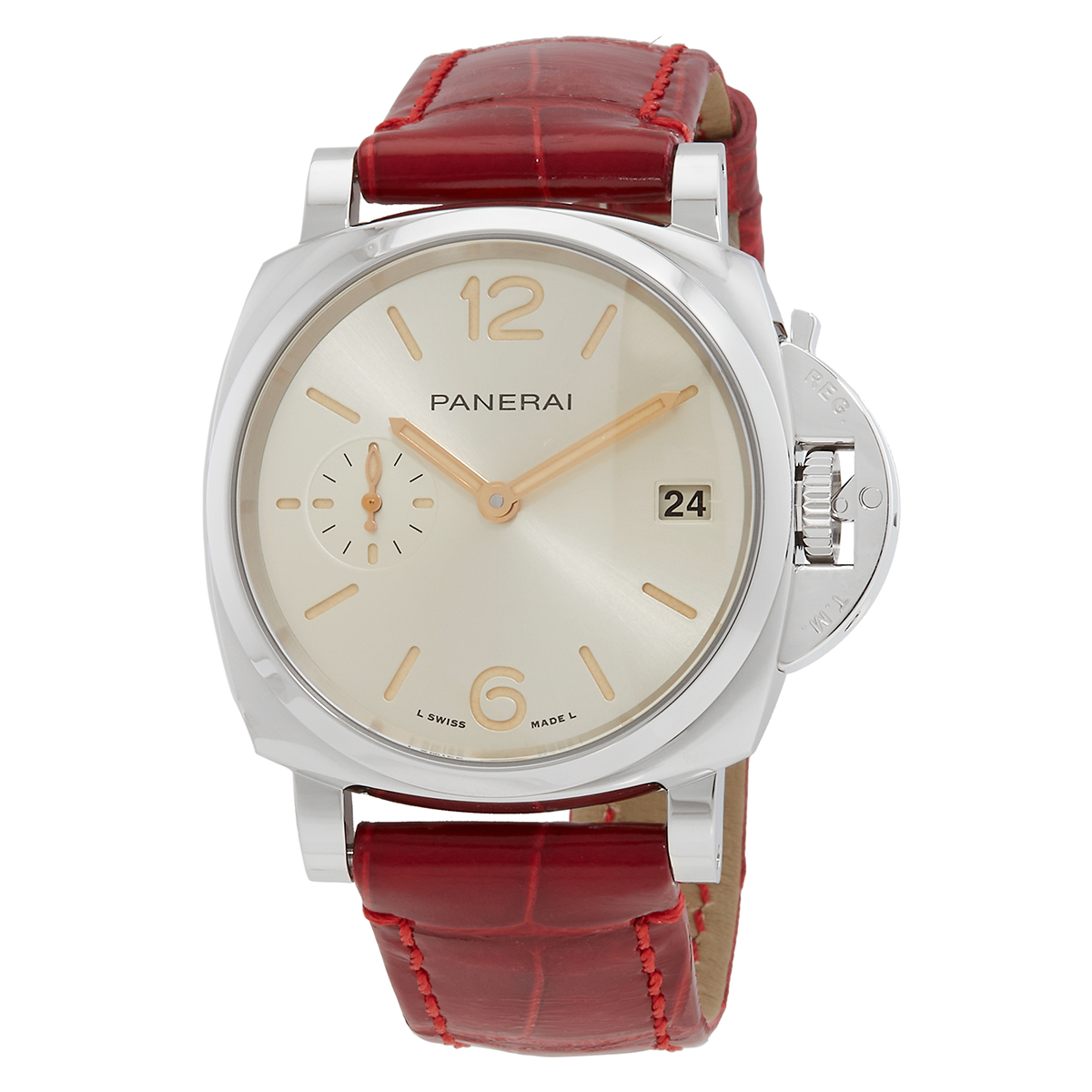 Luminor Due 38mm Automatic Champagne Dial Ladies Watch