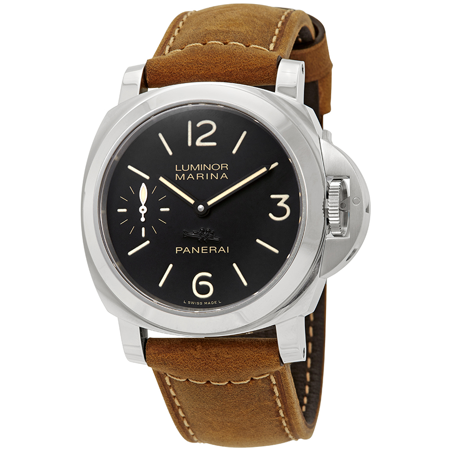 Panerai Luminor Marina Black Dial Men's Hand Wound Watch PAM00541