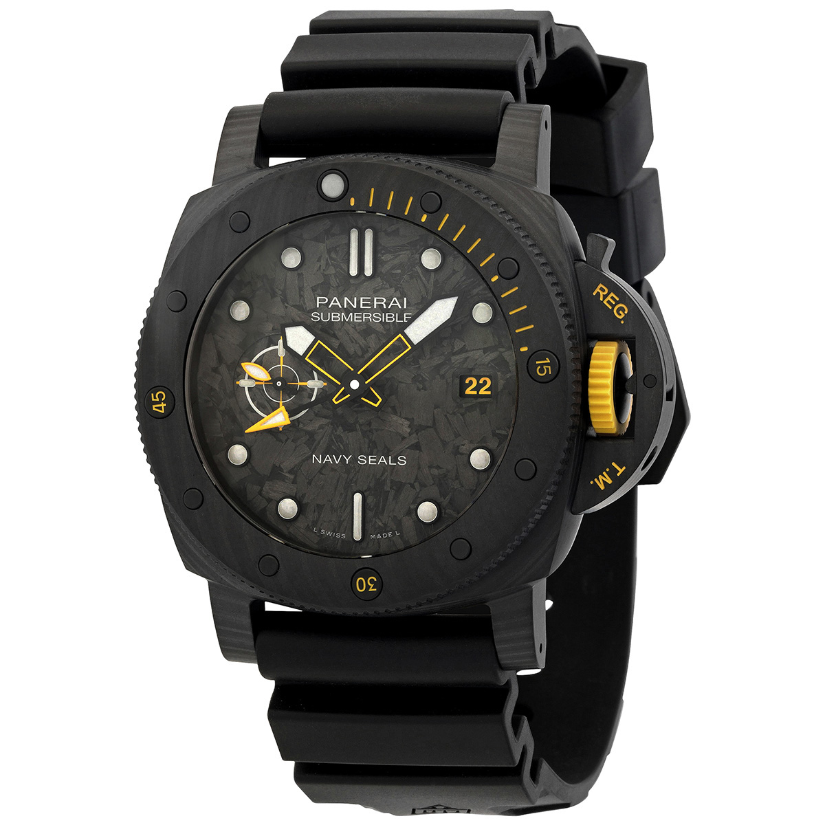 Panerai Submersible GMT Carbotech Navy SEALs - Panerai Watch PAM01324