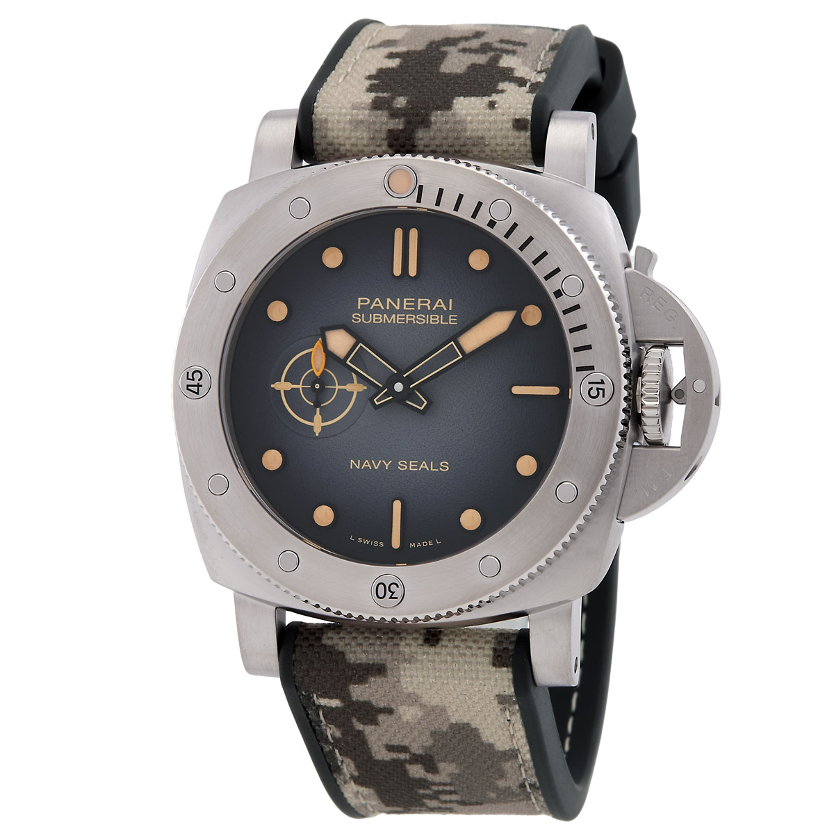 Submersible QuarantaQuattro Navy Seals Automatic Black Dial Men's Watch