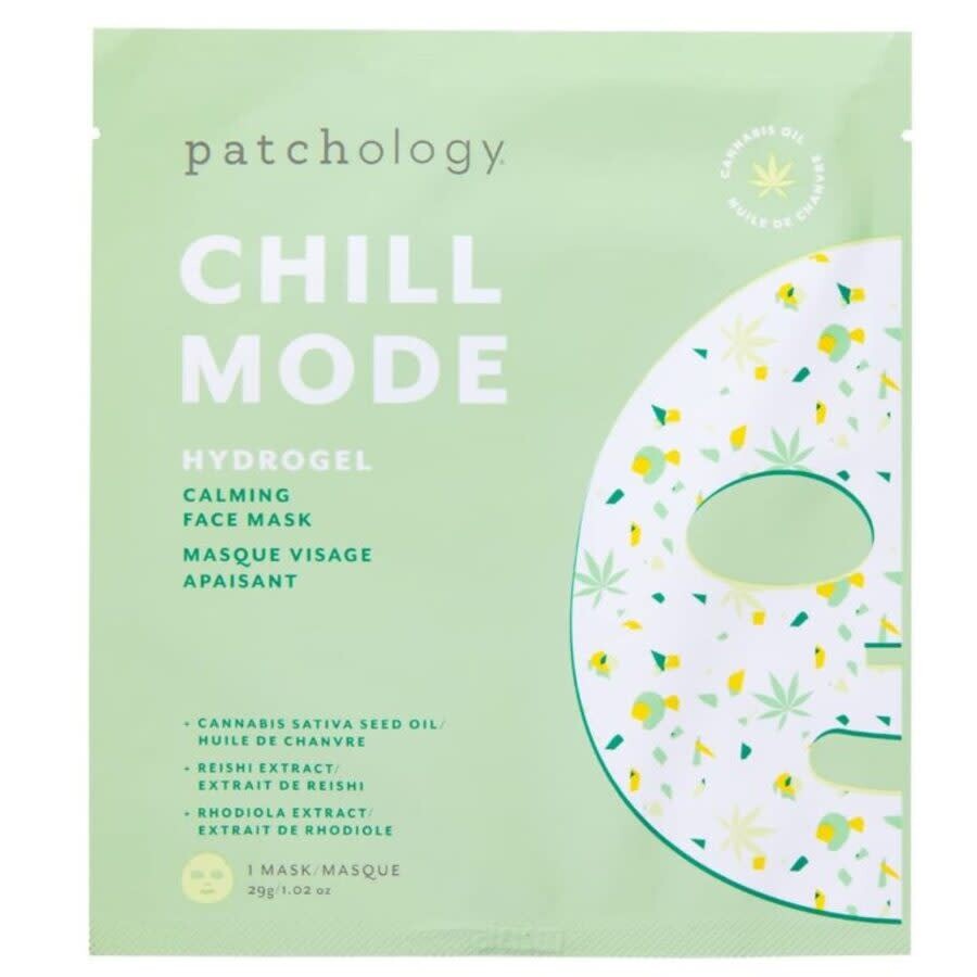 Patchology Chill Mode Calming Hydrogel Mask 1 oz Skin Care 818262023435 In Green