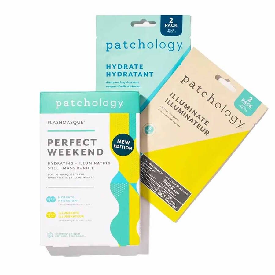 Patchology Perfect Weekend Kit 4pc Skin Care 818262024593