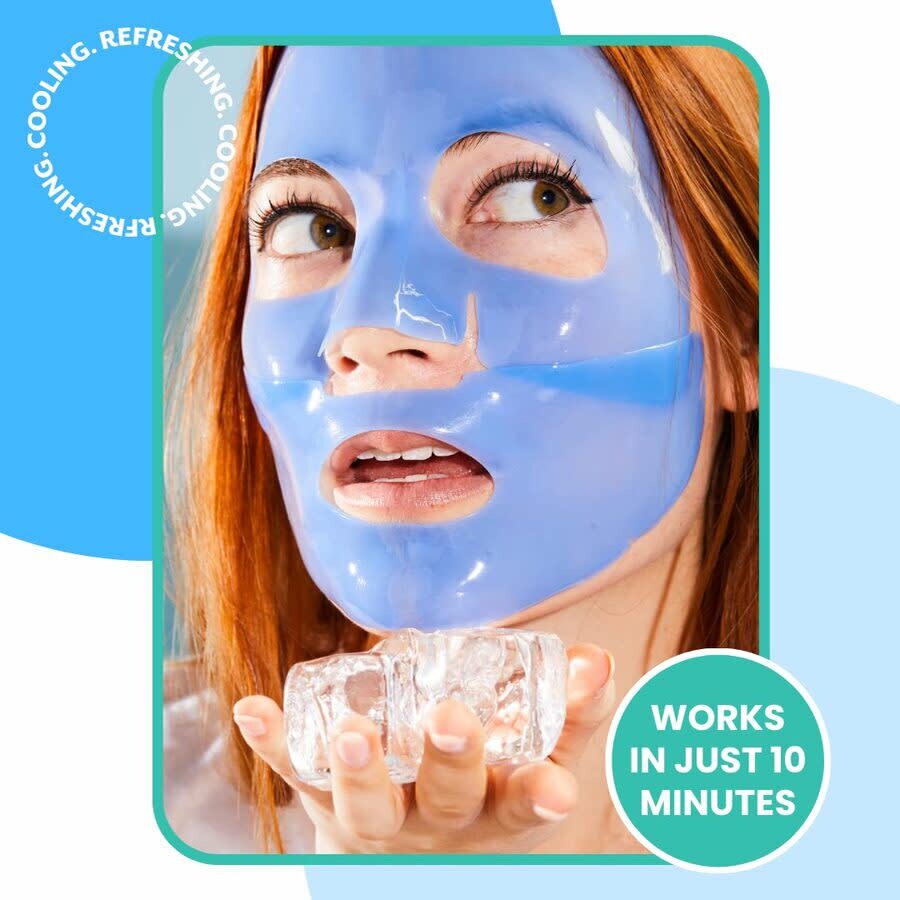 Patchology Serve Chilled On Ice Firming Hydrogel Mask Skin Care 818262024081 In Blue