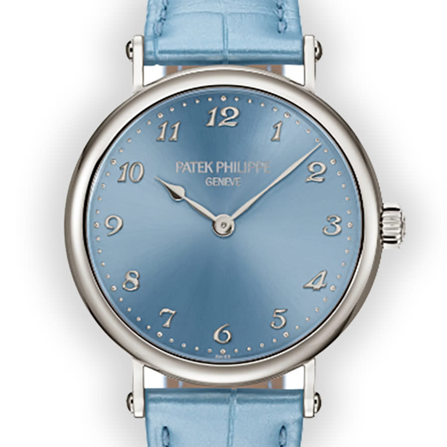 Patek Philippe Calatrava Automatic Blue Dial Ladies Watch 7200-50G-012