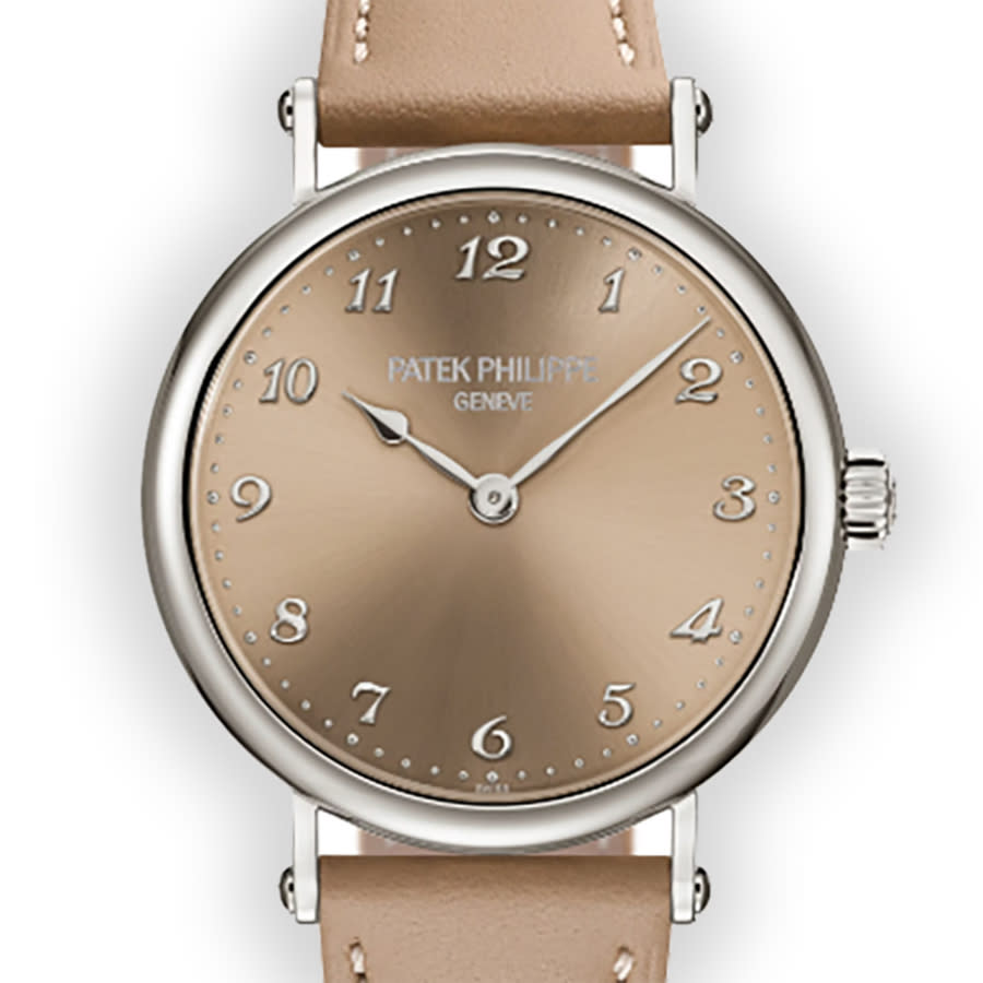 Patek Philippe Calatrava Automatic Brown Dial Ladies Watch 7200-50G-001