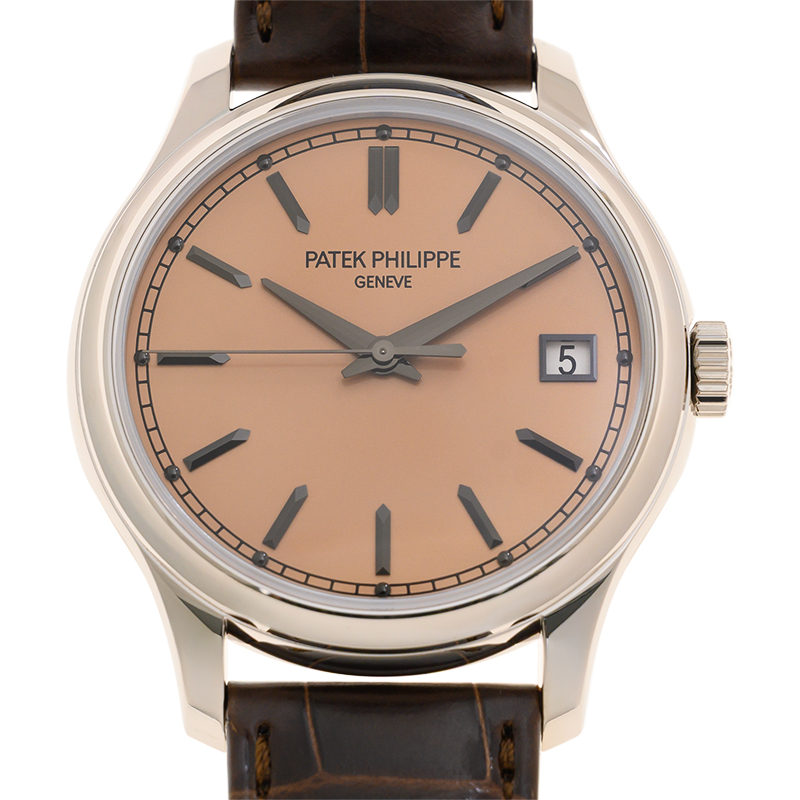Calatrava Salmon Dial Automatic Men's Watch