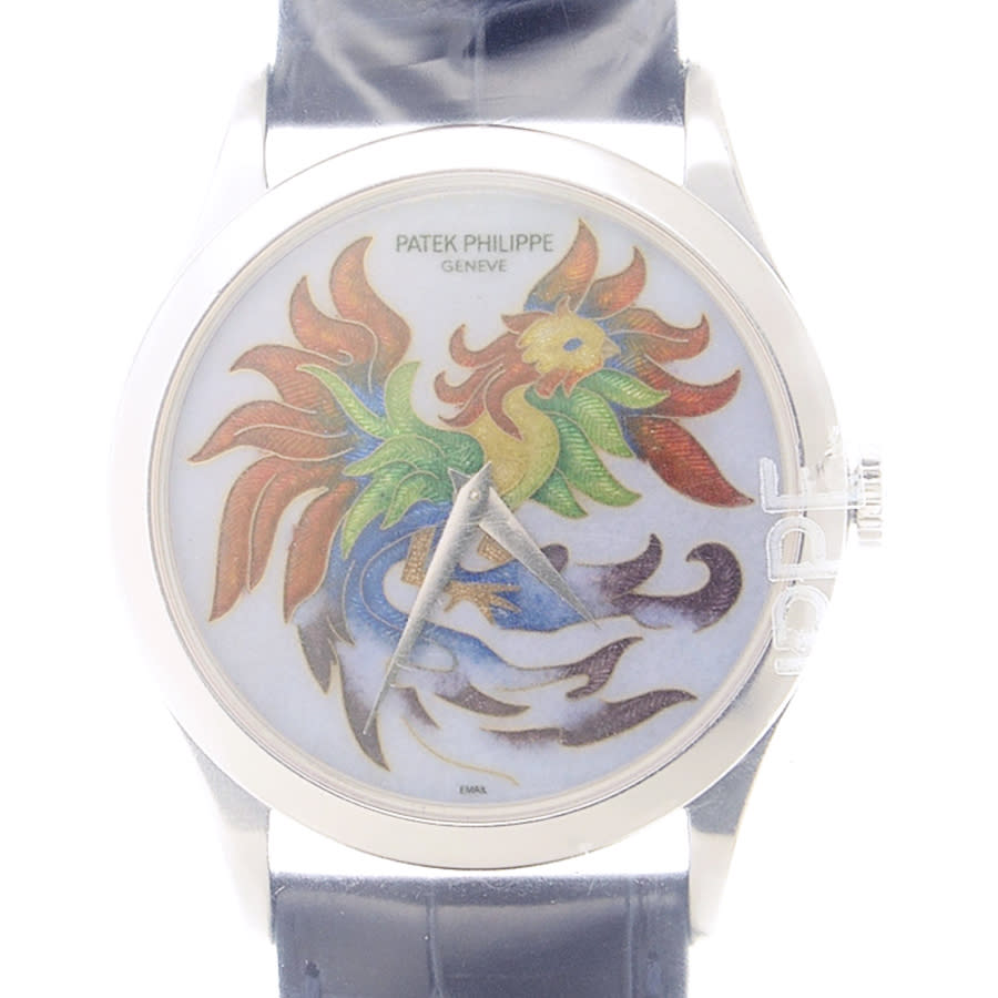 Patek Philippe CALATRAVA White Dial Unisex Watch 5077P-053