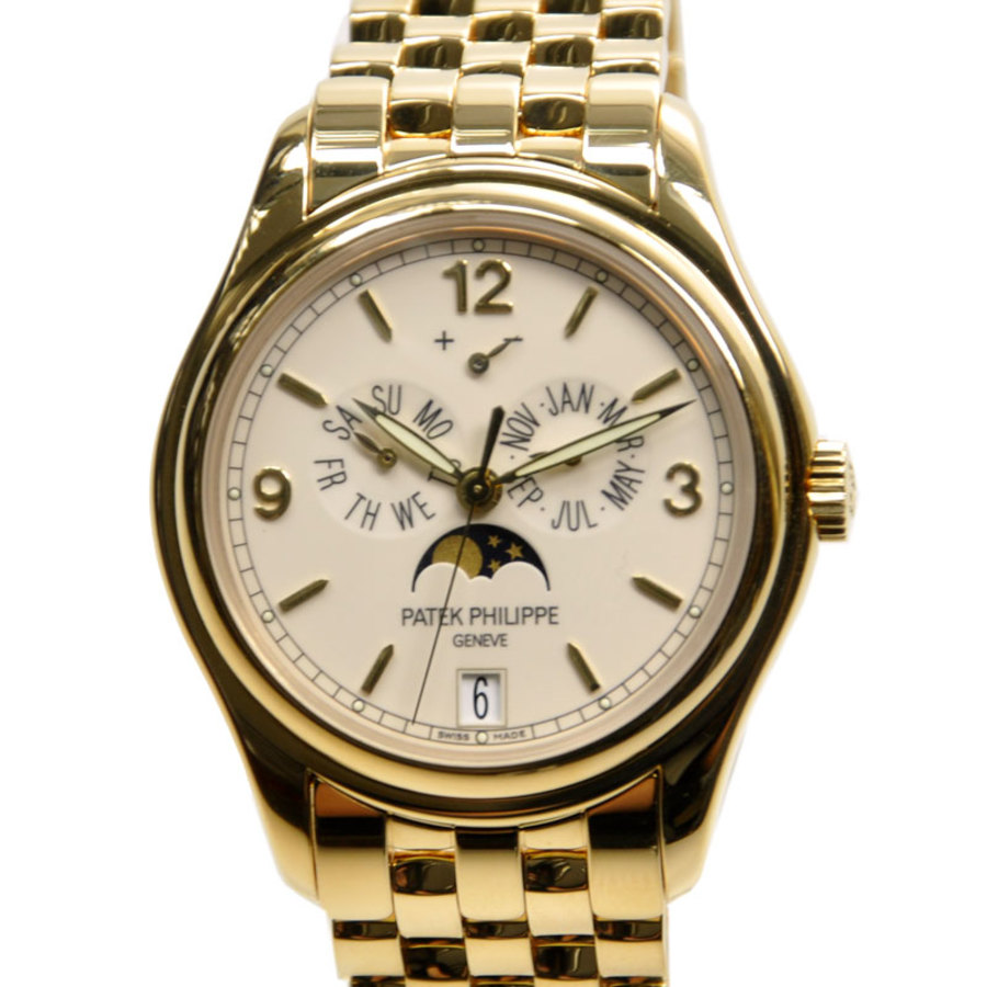 Patek Philippe Complications Mechanical Ivory Dial Men's Watch 5146/1J-001