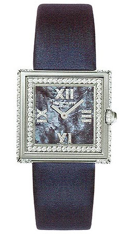 Patek Philippe Gondolo 18kt White Gold 3-Strap Diamond Ladies Watch 4869G-1G