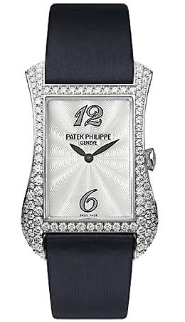 Patek Philippe Gondolo Serata 18kt White Gold Diamond Ladies Watch 4973G