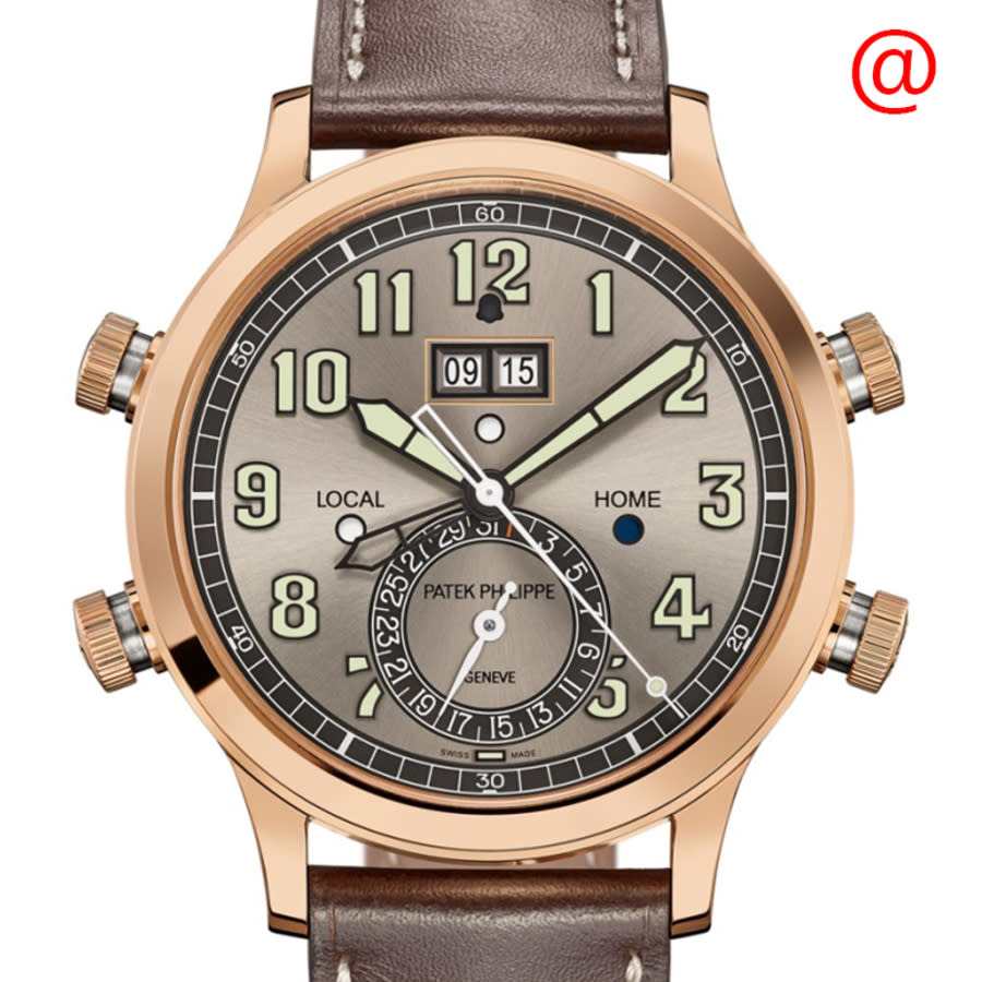 Patek Philippe Grand Complications Alarm Travel Time Automatic Men's Watch 5520RG-001