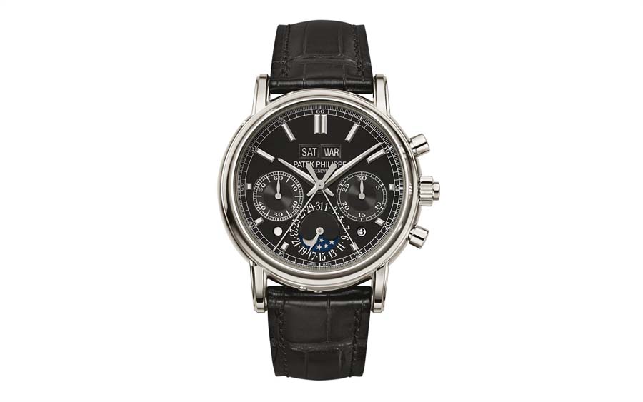 Patek Philippe Grand Complications Men's Hand Wound Perpetual Calendar Watch 5204P-011