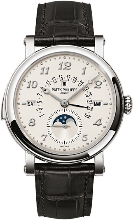 Patek Philippe Grand Complications Perpetual Automatic White Dial Men's Watch 5213G-001