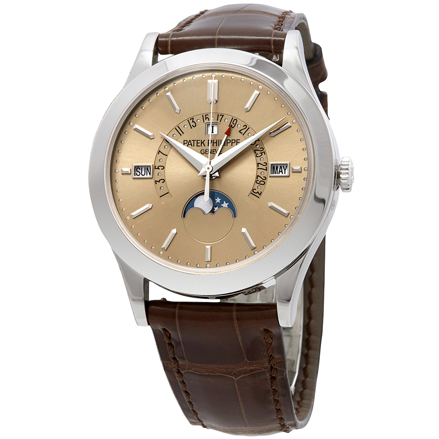 Patek Philippe Grand Complications Platinum Automatic Prepetual Calendar Men's Watch 5496P-014