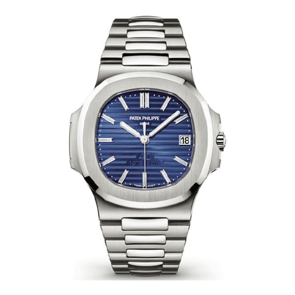 Nautilus 40th Anniversary Platinum Automatic Blue Dial Men's Watch