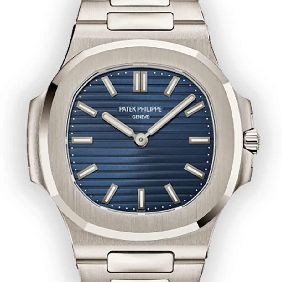 Nautilus 50th Anniversary Platinum Automatic Blue Dial Watch