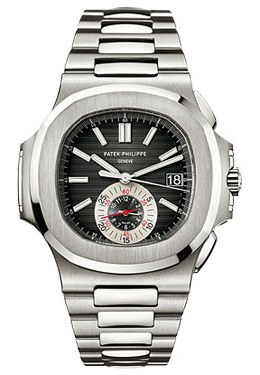 Patek Philippe Nautilus Black Dial Stainless Steel Men's Watch 5980/1A-014