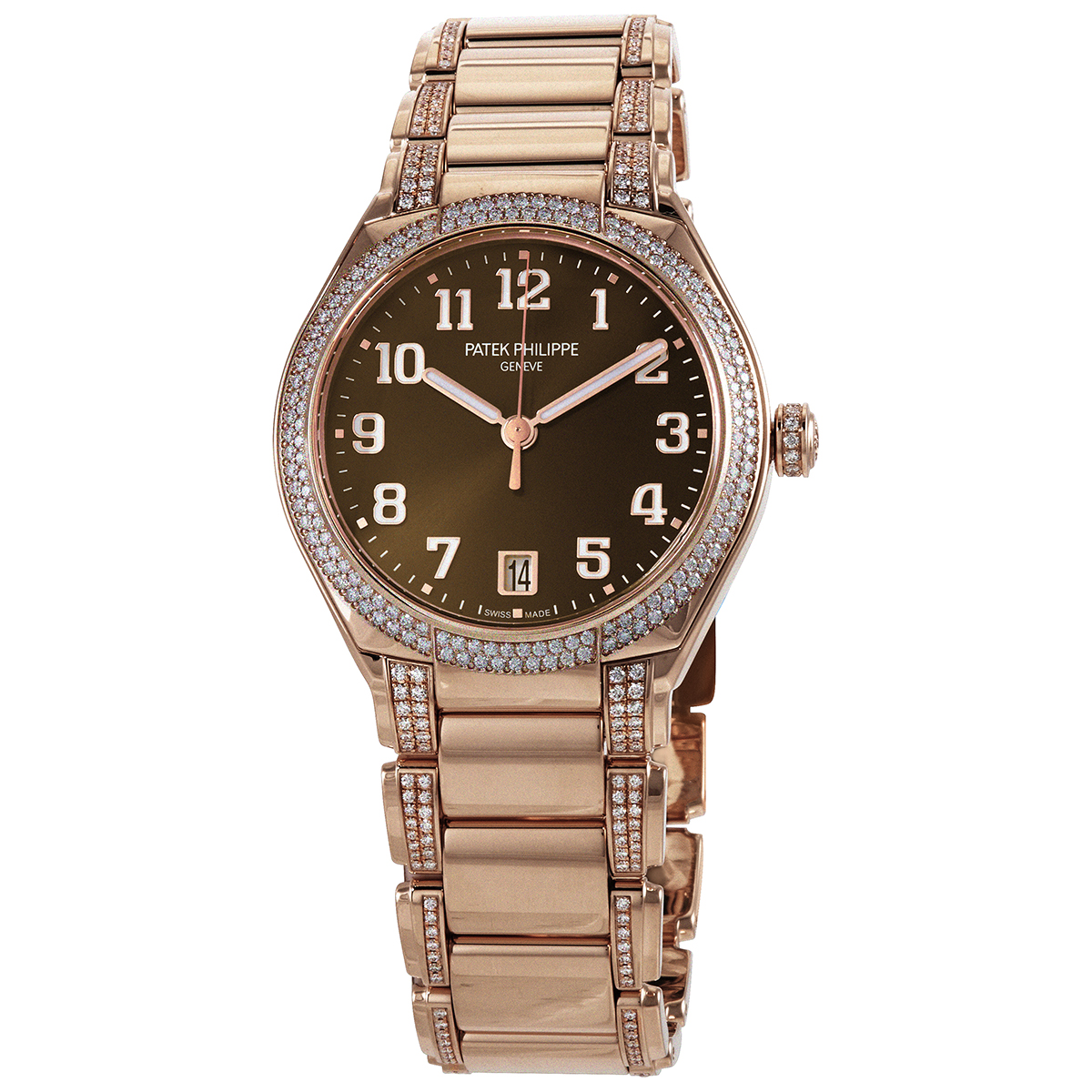 Twenty 4 Automatic Diamond Brown Dial Unisex Watch
