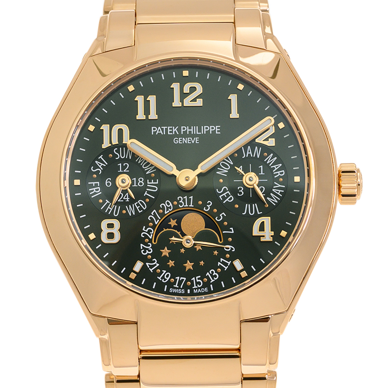 Twenty-4 Perpetual GMT Automatic Moon Phase Day-Night Green Dial Unisex Watch