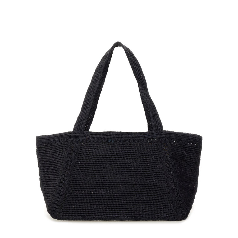 Patou Large Trapeze Tote Bag In Blue