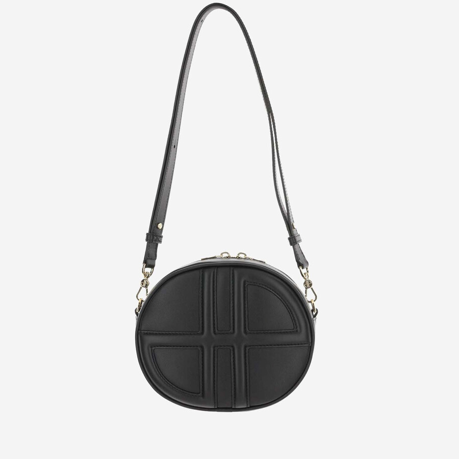 Patou Le Jp Leather Bag In Black
