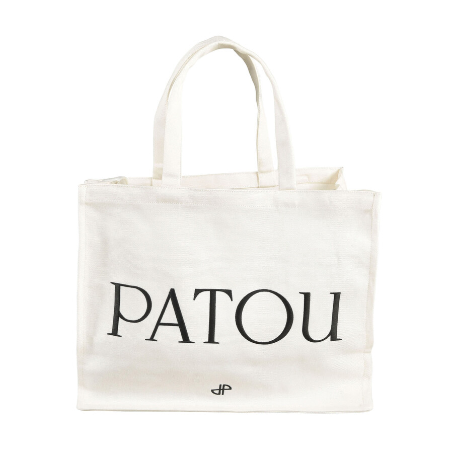 Patou Logo Large Tote In White