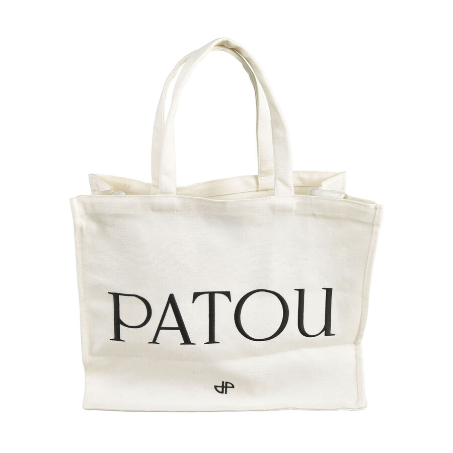 Patou Woman Handbag White Size - Cotton, Polyester In White