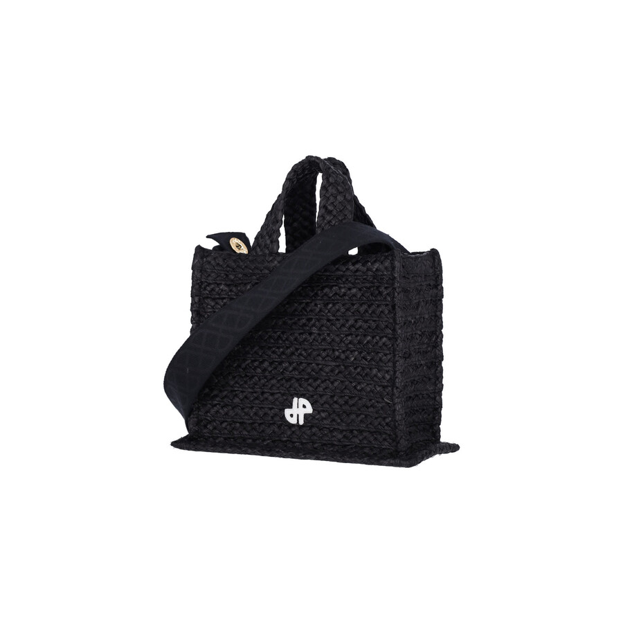 Patou Modern Tote With Versatile Straps In Black