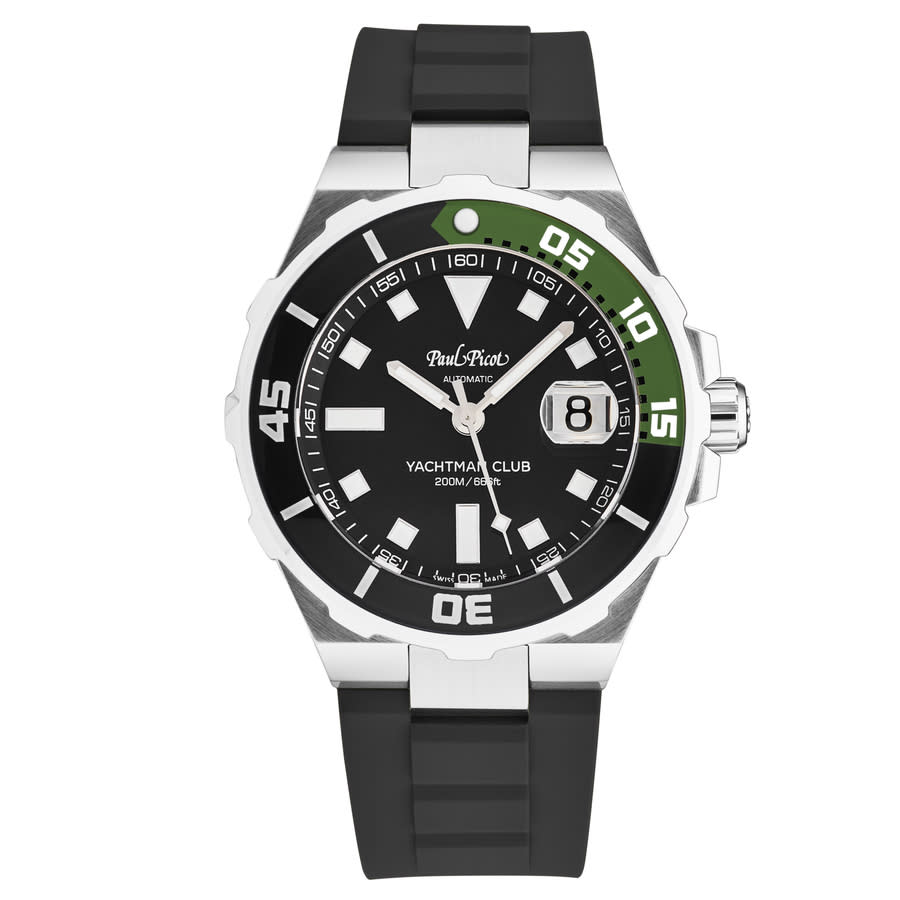 Paul Picot Yachtmanclub Automatic Black Dial Men's Watch P1251NV.SG.3614CM001