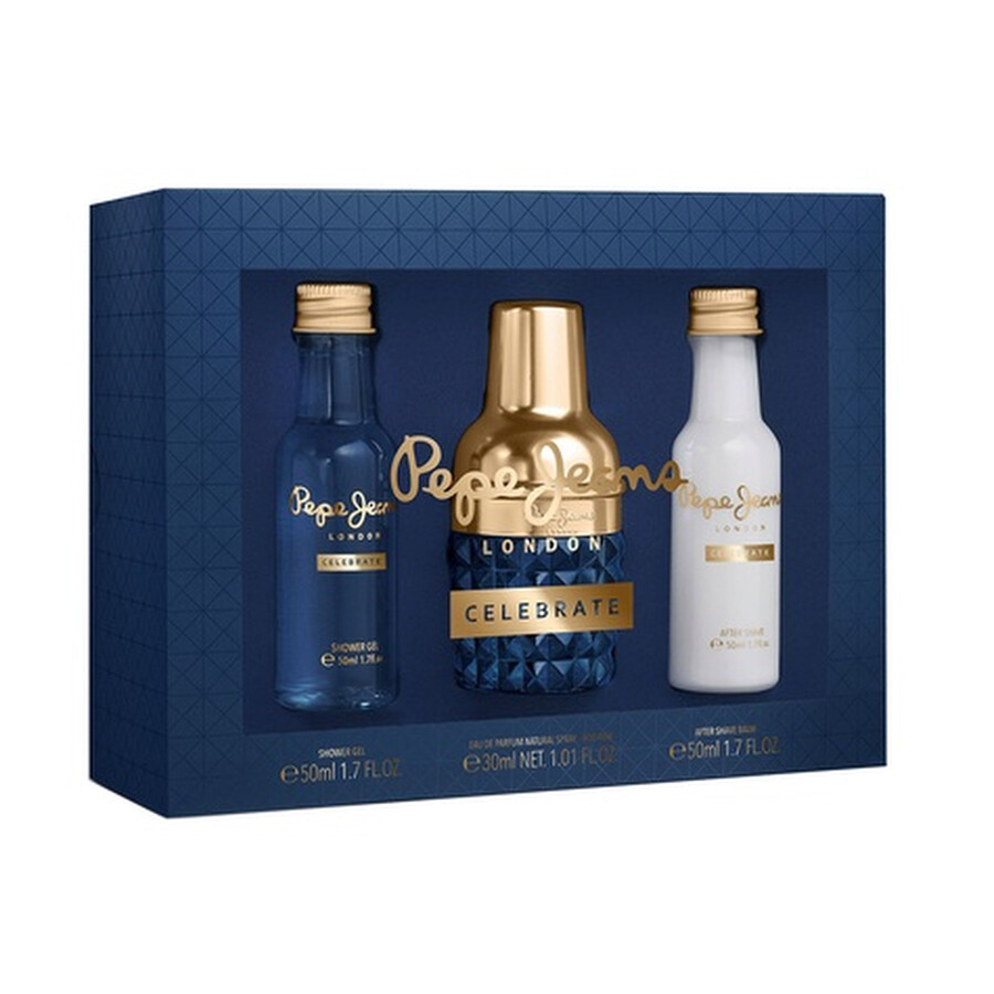 Pepe Jeans London Men's Celebrate Him 3pc Gift Set Fragrances 8436581943924
