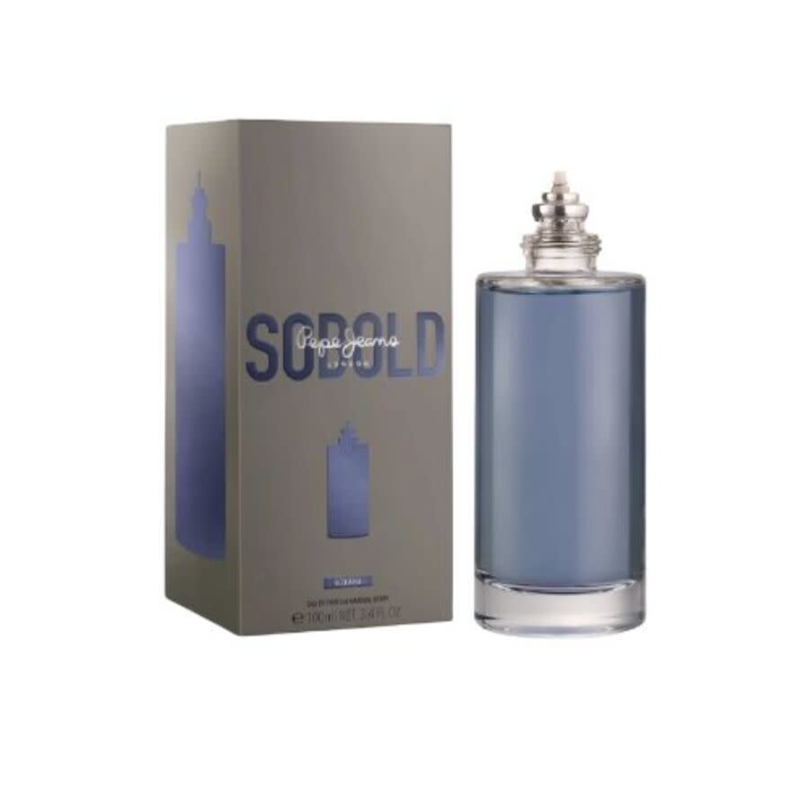 Pepe Jeans London Men's So Bold Edp 3.38 oz Refill Fragrances 8436581949308 In Transparent