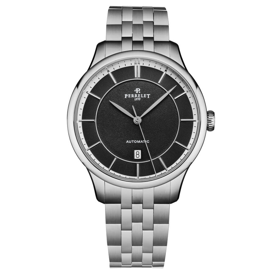 Perrelet First Class Black Dial Men's Watch A1073/9