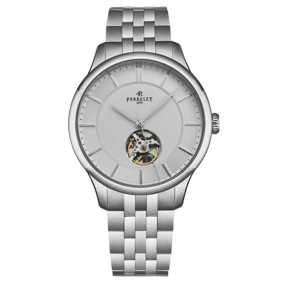 Perrelet First Class Silver-tone Dial Men's Watch A1087/B