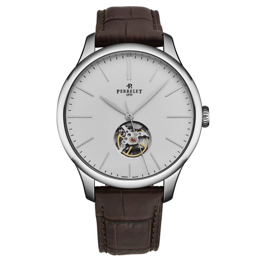 Perrelet First Class Silver-tone Dial Men's Watch A1087/F
