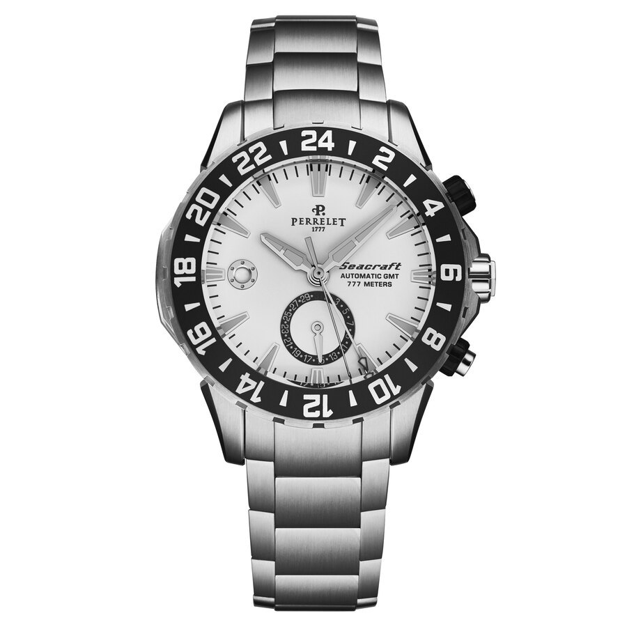 Perrelet Seacraft Automatic White Dial Men's Watch A1055/A
