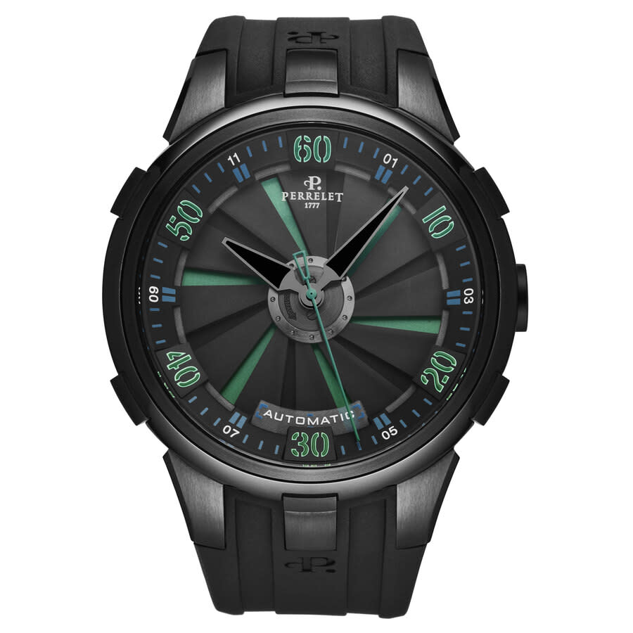 Perrelet Turbine Xl Automatic Black Dial Men's Watch A1051/3