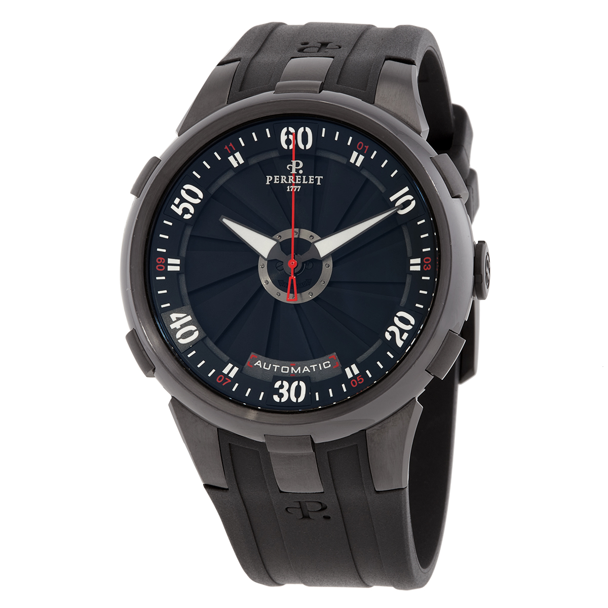 Perrelet Turbine XL Black Dial Automatic Men's Watch A1051-1