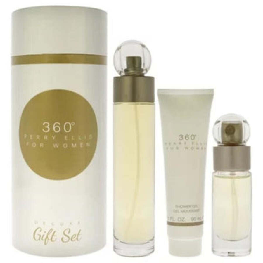 Perry Ellis Ladies 360 Collection Rose Gift Set Fragrances 844061013667