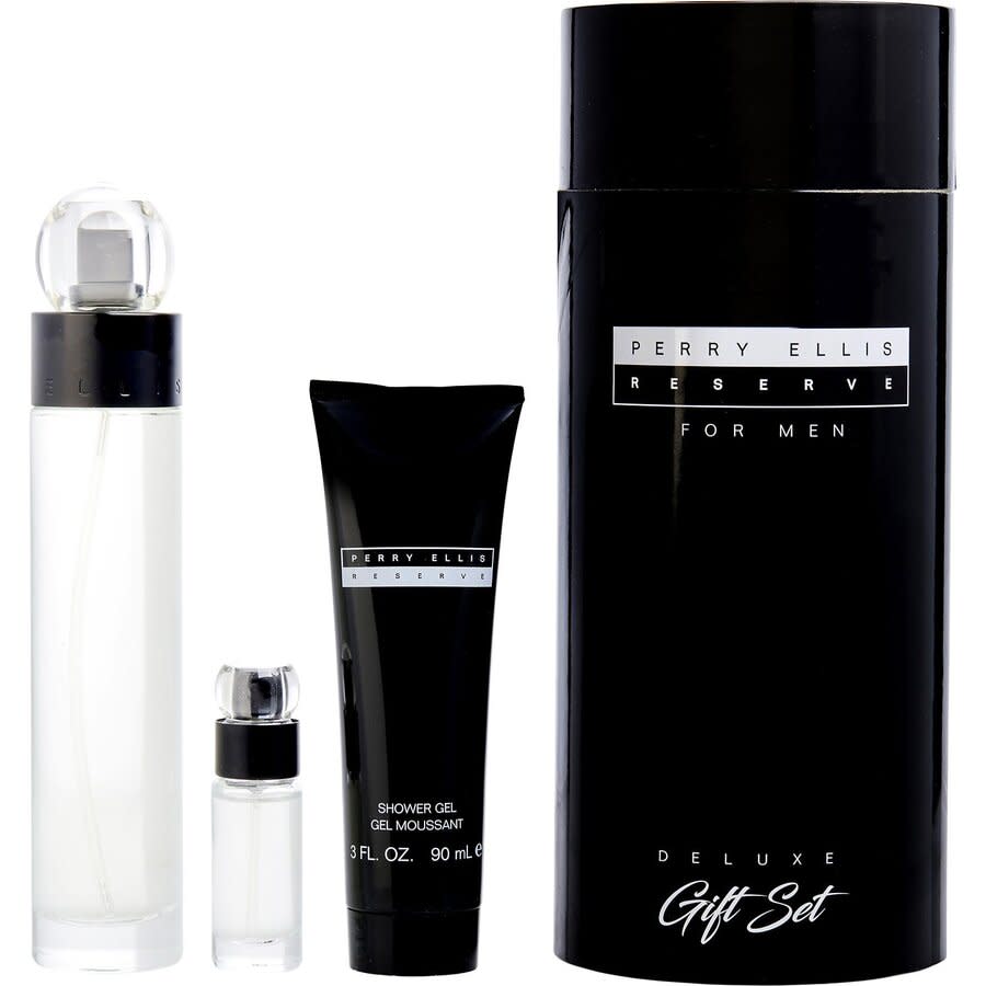 Perry Ellis Men's Reserve 3pcs EDT Gift Set Fragrances