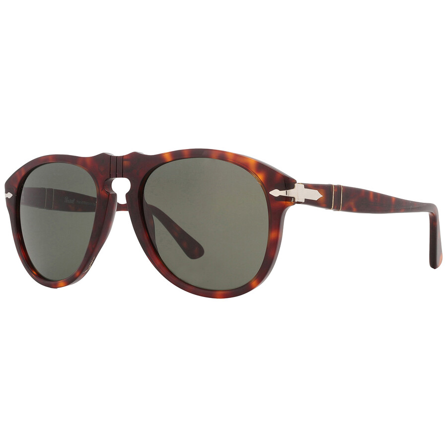 Persol Green Pilot Men's Sunglasses Po0649 24/31 54