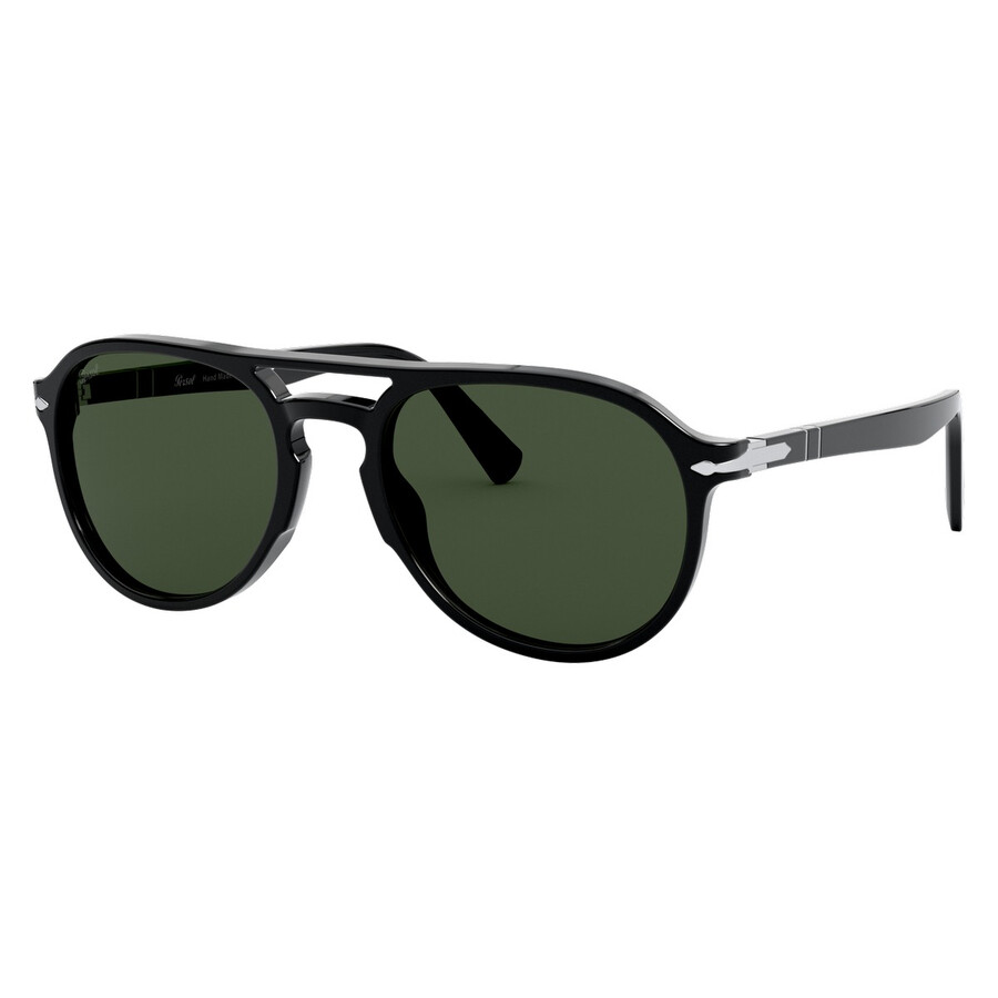 Persol Green Pilot Unisex Sunglasses Po3235s 95/31 55