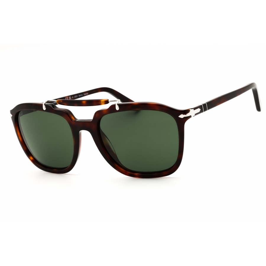 Persol Men's Brown Rectangular Sunglasses 0po0203s In ["brown"]