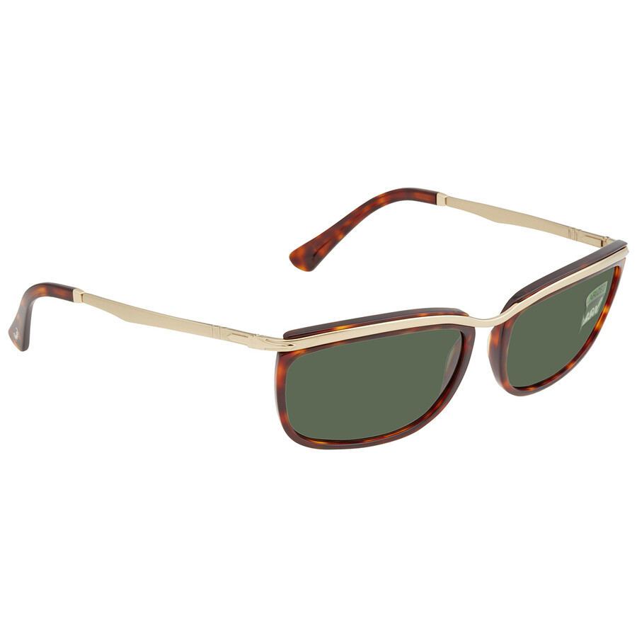 Glasses Persol 2458 Persol Polarized Green Men's Sunglasses