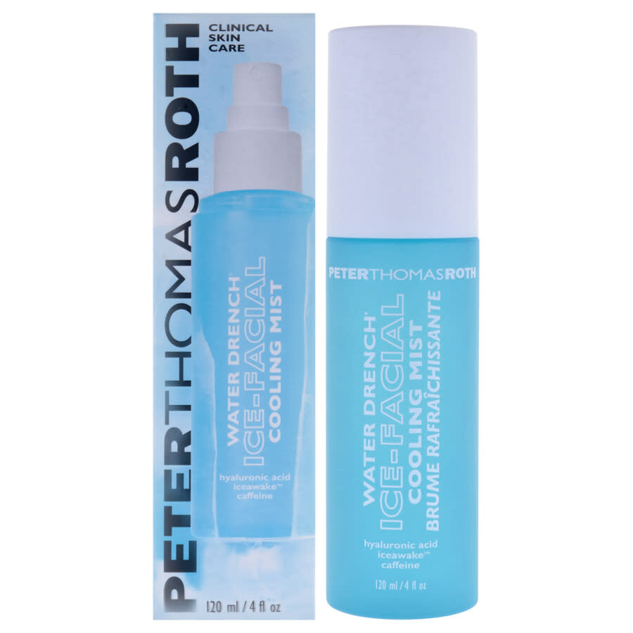 Peter Thomas Roth Water Drench Ice-facial Cooling Mist Mist 4 oz Skin Care 670367950326 In Blue