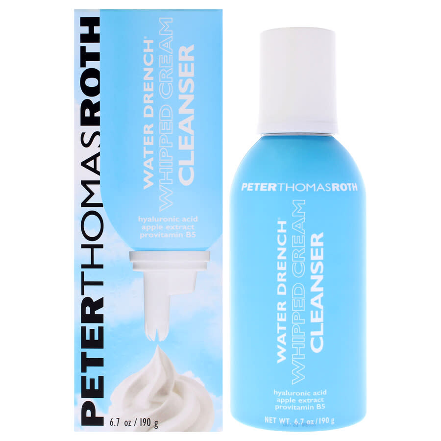 Peter Thomas Roth Water Drench Whipped Cream Cleanser 6.7 oz Skin Care 670367936566 In White