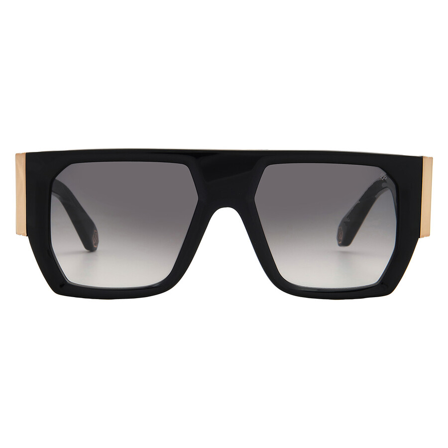 Philipp Plein Grey Gradient Browline Ladies Sunglasses Spp094m 0700 54