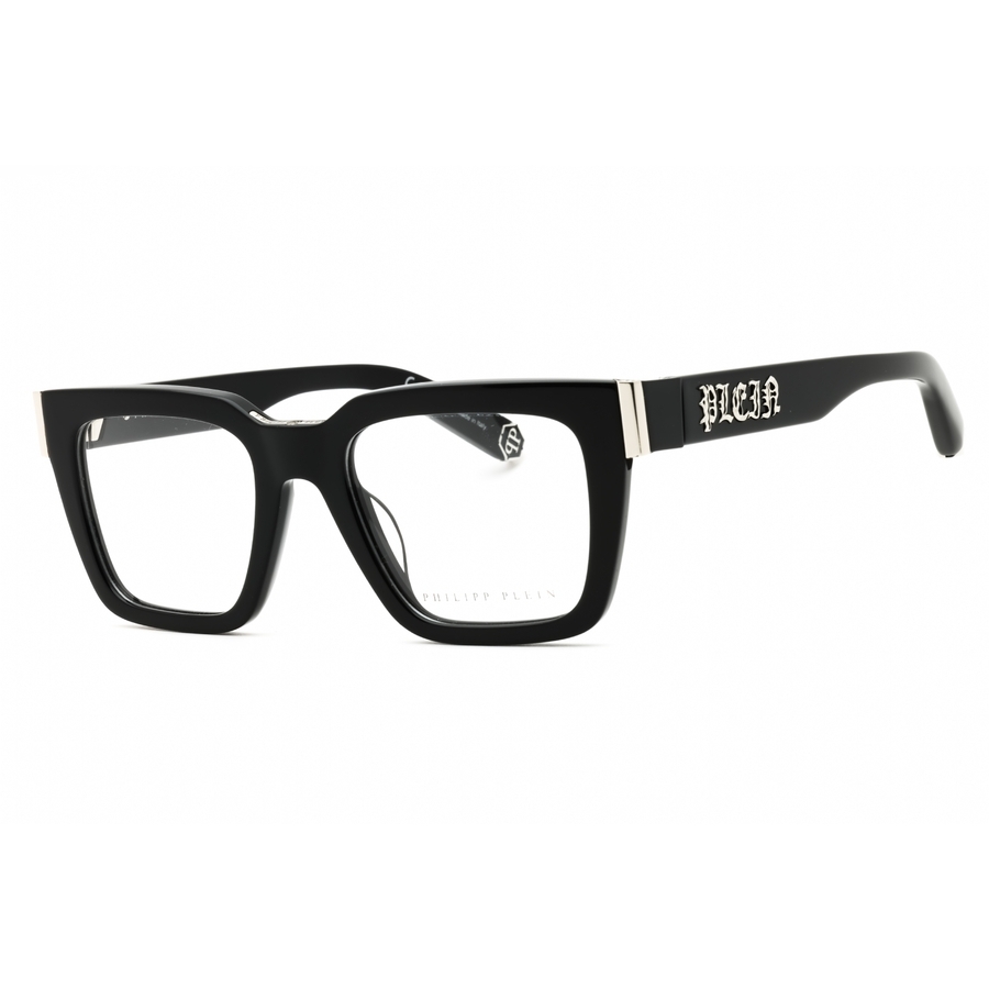 Philipp Plein Men's Black Rectangular Eyeglass Frames Vpp112m