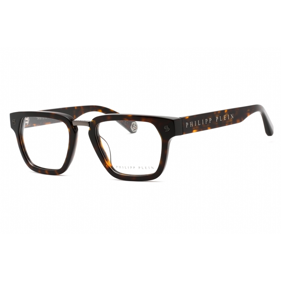 Philipp Plein Men's Brown Rectangular Eyeglass Frames Vpp055w